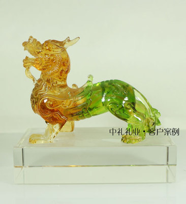 貔貅工艺品【琉璃摆件定制】